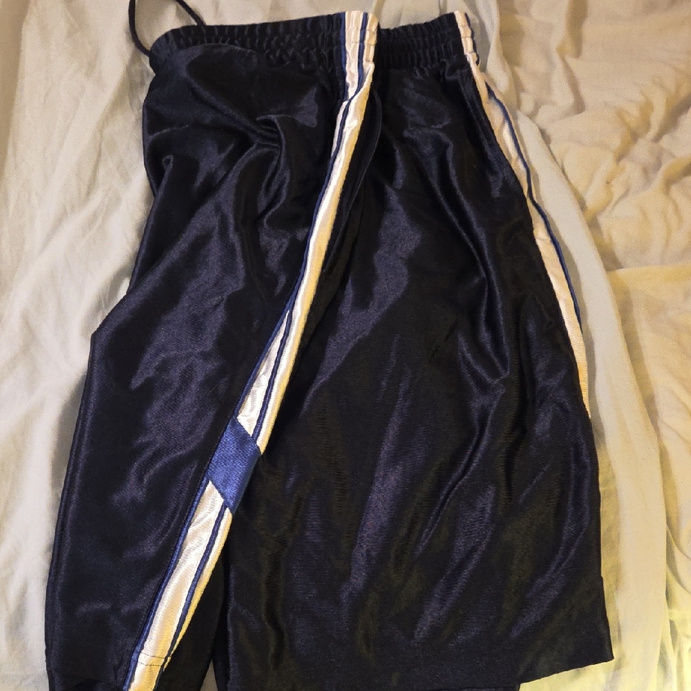 Tek Gear Black Athletic Wrap Shorts with Slit